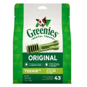 Greenies Dog Dental Treat - Teenie (5-15lbs) 12oz