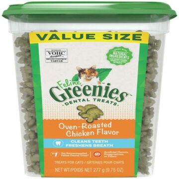 Greenies Cat Dental Treat - Chicken Jumbo Tub 9.75oz