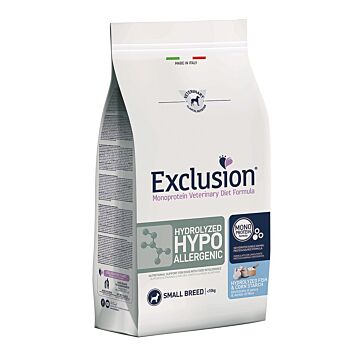 Exclusion Veterinary Diets Dog Food - Hydrolyzed Hypoallergenic - Fish & Corn for Small Breed 2kg