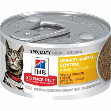 Hills Science Diet Cat Wet Food - Urinary Hairball Control 2.9oz