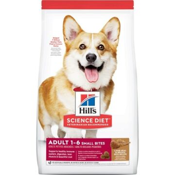 Hills Science Diet Dog Food - Small Bites Adult (Lamb Meal & Rice)
