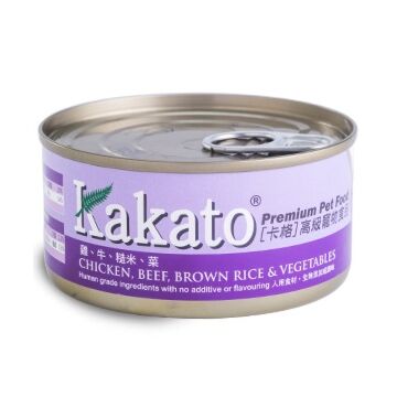 Kakato Cat & Dog Canned Food - Chicken, Beef, Brown Rice & Vegetables 70g