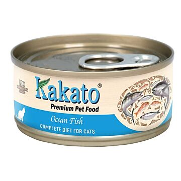 Kakato Cat Canned Food - Complete Diet - Ocean Fish 70g