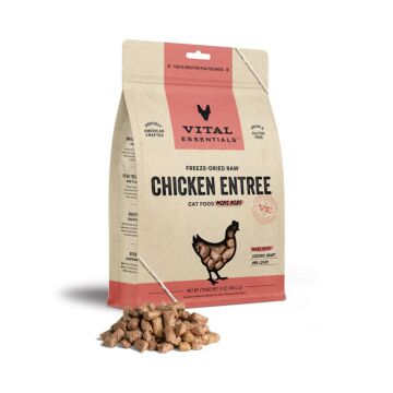 Vital Essentials Cat Food - Freeze-Dried Mini Nibs - Chicken 12oz