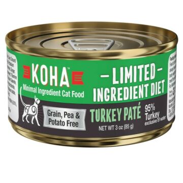 Koha Cat Wet Food - Limited Ingredient Diet Turkey Pate 85g