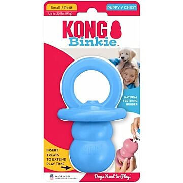 KONG Puppy Toy - Binkie (Blue) - Small
