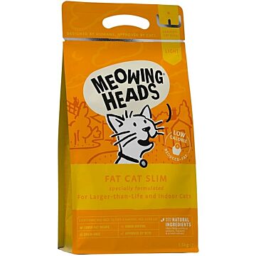 Meowing Heads Cat Food - Natural Grain Free - Fat Cat Slim 1.5kg