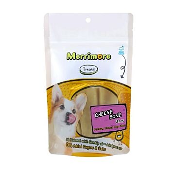Merrimore Dog Treat - Air Dried Small Cheese Bone 150g (3pcs)