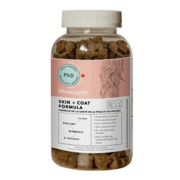 MicrocynAH Dog Functional Treat - Skin & Coat Formula 300g (90pcs)