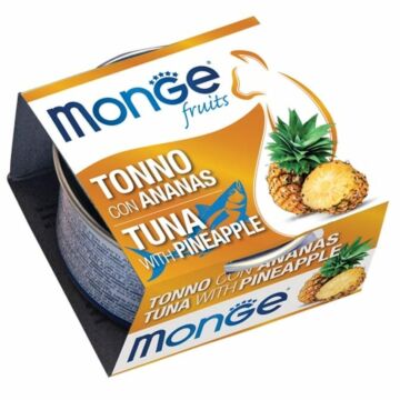 MONGE FRUITS Cat Canned Food - Tuna & Pineapple 80g