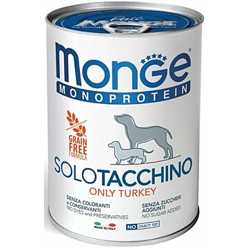 MONGE Dog Canned Food - MonoProtein - Turkey 400g