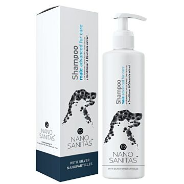 Nano Sanitas Shampoo Male advanced Long Fur For Dog 250ml
