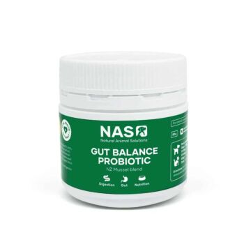 Natural Animal Solutions (NAS) Gut Balance Probiotic - NZ Mussel Blend 80g