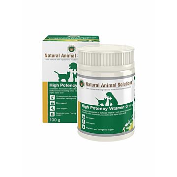 Natural Animal Solutions (NAS) High Potency Vitamin C Supplement 100g