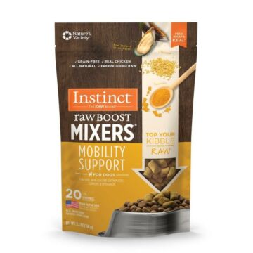 Nature's Variety Instinct Dog Food - Raw Boost Mixers - Mobility Support 5.5oz