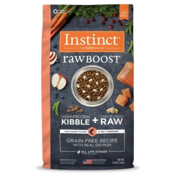 Nature's Variety Instinct Dog Food - Grain Free Raw Boost - Salmon