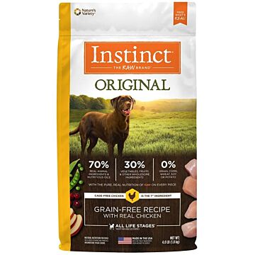 Nature's Variety Instinct Dog Food - Grain Free Chicken 4lb