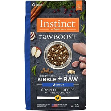 Nature's Variety Instinct Senior Dog Food -  Grain Free Raw Boost - Chicken