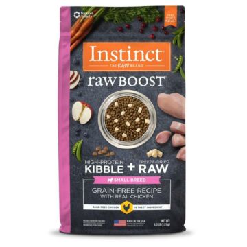 Nature's Variety Instinct Dog Food - Small Breed - Grain Free Raw Boost - Chicken 4lb
