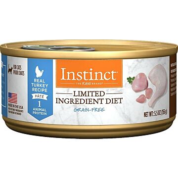 Nature's Variety Instinct Grain Free Cat Canned Food - LID Turkey 5.5oz