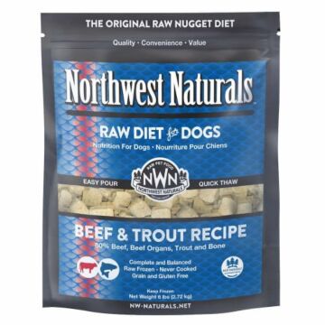Northwest Naturals Freeze Dried Dog Food - Beef & Trout 340g