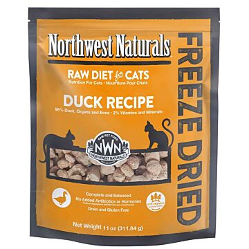 Northwest Naturals Cat Food - Freeze-Dried - Duck 11oz / 311g