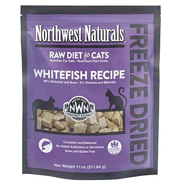 Northwest Naturals Cat Food - Freeze-Dried - Whitefish 11oz / 311g