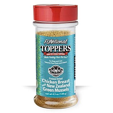 Northwest Naturals Freeze Dried Toppers for Dogs & Cats - Chicken Breast & Green Mussels 128g