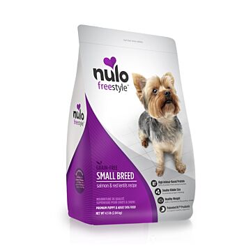 Nulo Dog Food - Freestyle Grain Free - Small Breed - Salmon & Red Lentils 9lb