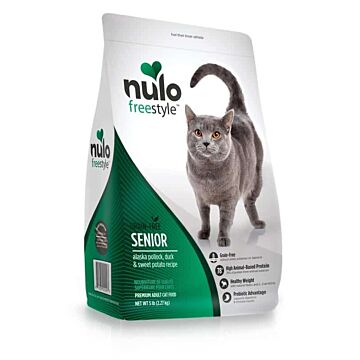 Nulo Senior Cat Food - FreeStyle Grain Free Alaska Pollock & Duck & Sweet Potato