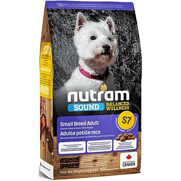 Nutram Dog Food - S7 Sound Balanced - Wellness Small Breed Adult 2kg