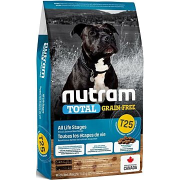 Nutram Dog Food - T25 Total Grain Free - Salmon & Trout 2kg