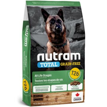 Nutram Dog Food - T26 Total Grain Free - Lamb & Legumes 2kg