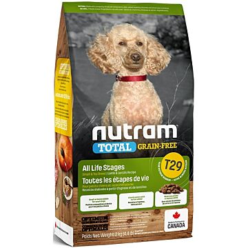Nutram Dog Food - T29 Grain Free - Small & Toy Breed - Lamb & Lentils 2kg