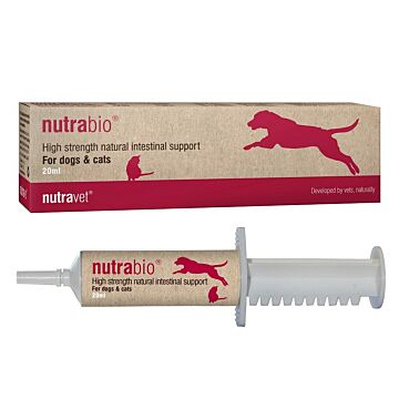 Nutravet Nutrabio High Strength Natural Intestinal Support for Cats & Dogs 20ml