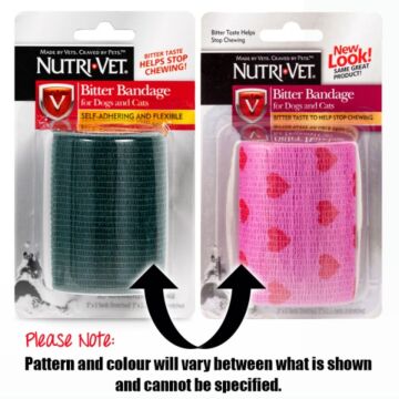 Nutri-Vet Pet Care - Bitter Bandage (Assorted Color) 3 Inch