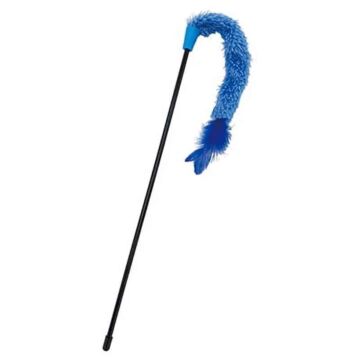 Petio Cat Toy - Blue Teaser with Tail & Feather