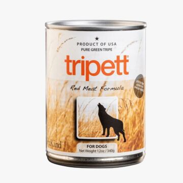 PetKind Tripett Grain Free Dog Canned Food - Red Meat - 4 Types of Tripe 12oz