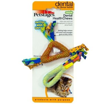 Petstages Cat Toy - Catnip Dental Health Chew (2.5 inch x 2pcs)