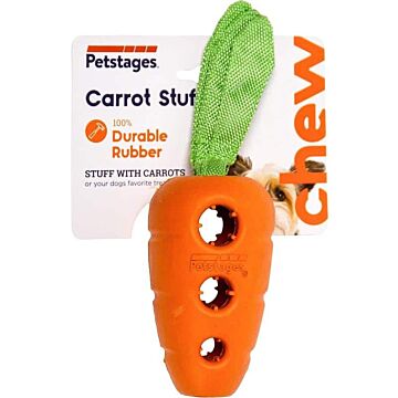 Petstages Dog Toy - Carrot Stuffer Treat