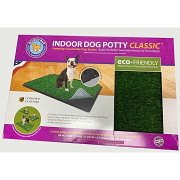 PoochPad Indoor Turf Dog Potty Classic Connectable 16x24 Inch