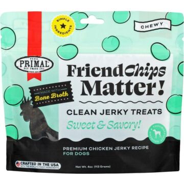 Primal Dog Treat - Chicken Jerky Chips 4oz