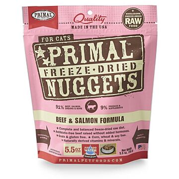 Primal Raw Freeze-Dried - Feline Beef & Salmon