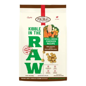 Primal Dog Food Small Breed - Kibble In The Raw - Freeze Dried Chicken