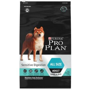 Pro Plan Dog Food - Sensitive Digestion - Lamb & Rice 12kg
