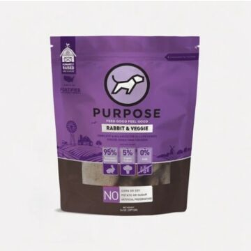 Purpose Freeze Dried Dog Food - Rabbit & Veggie 14oz