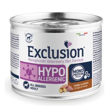 Exclusion Veterinary Diets Dog Canned Food - Hypoallergenic - Rabbit & Potato 200g