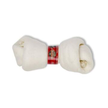 Rawhide Express Dog Chews - Knotted Bone - Peanut Butter (Small 4"-5")