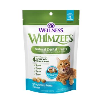 Whimzees Cat Dental Treat - Chicken & Tuna 2oz