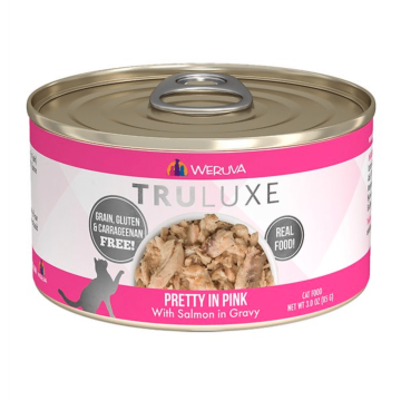 WERUVA TRULUXE Grain Free Cat Canned Food - Pretty in Pink with Salmon in Gravy ( 3 oz )